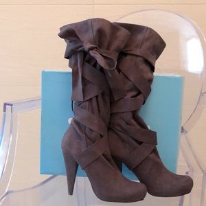 Spring Wrap Up Ribbon Boots